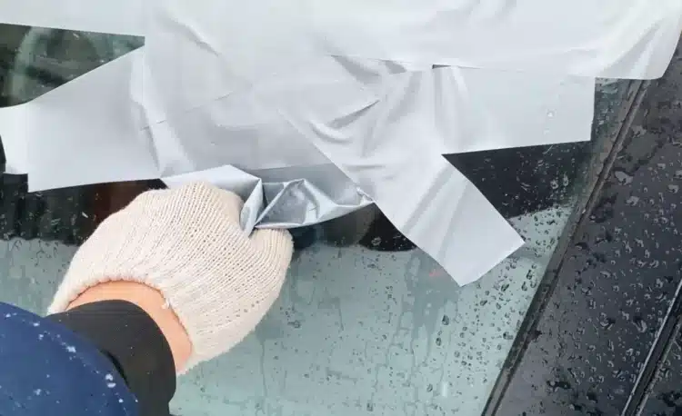 Triukas su lipnia juosta pagalba ar grėsmė vairuotojams kaip atidaryti automobilio dureles kaip atrakinti automobilio duris be rakto Uzsirakino masina rakteliai viduje