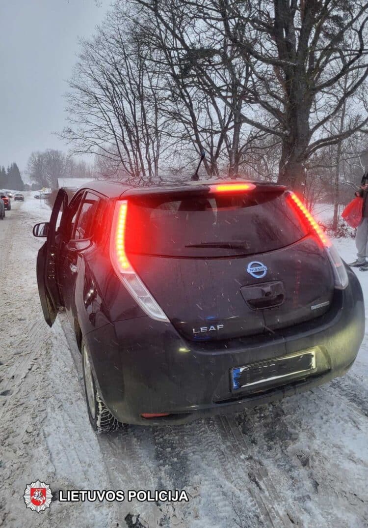 Policijos kadrai iš ivykio vietos