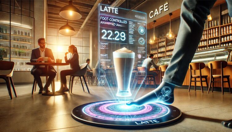 Ženkite žingsnį į dešinę ir užsisakykite latte Ateitis programėlių valdymas kojomis