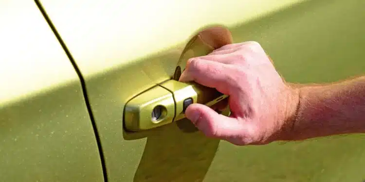 keyless berakte sistema automobilio dureles