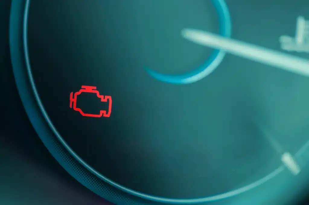 raudona check engine lempute variklio patikros lempute