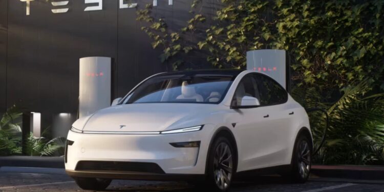 tesla model y elektromobilis