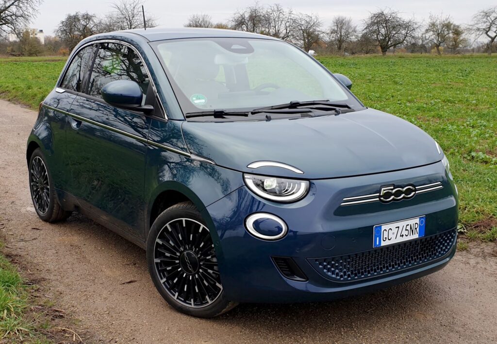 Fiat 500e elektromobilis