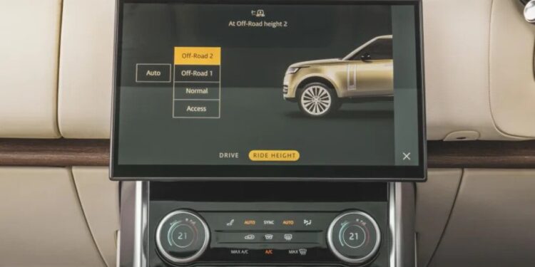 range rover pneumatine pakaba oro pakaba