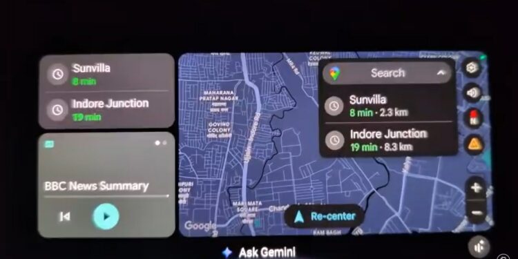 android auto gemini