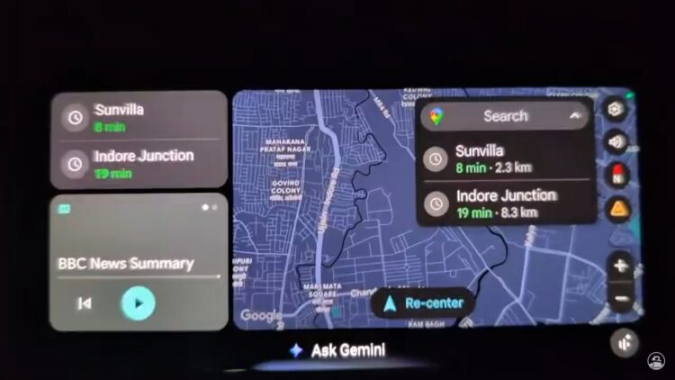 android auto gemini