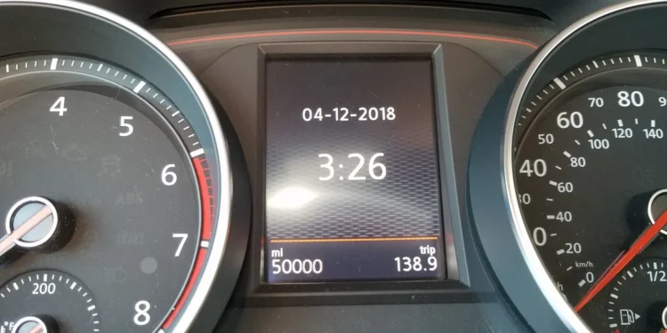 automobilio odometras rida