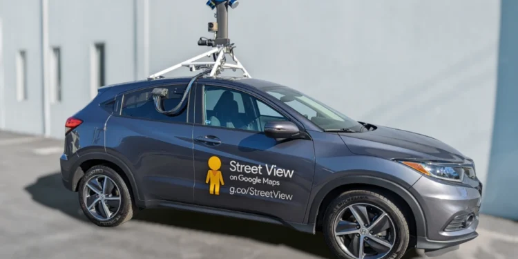 google street view automobilis