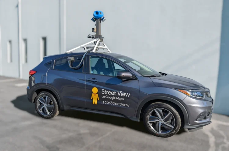 google street view automobilis