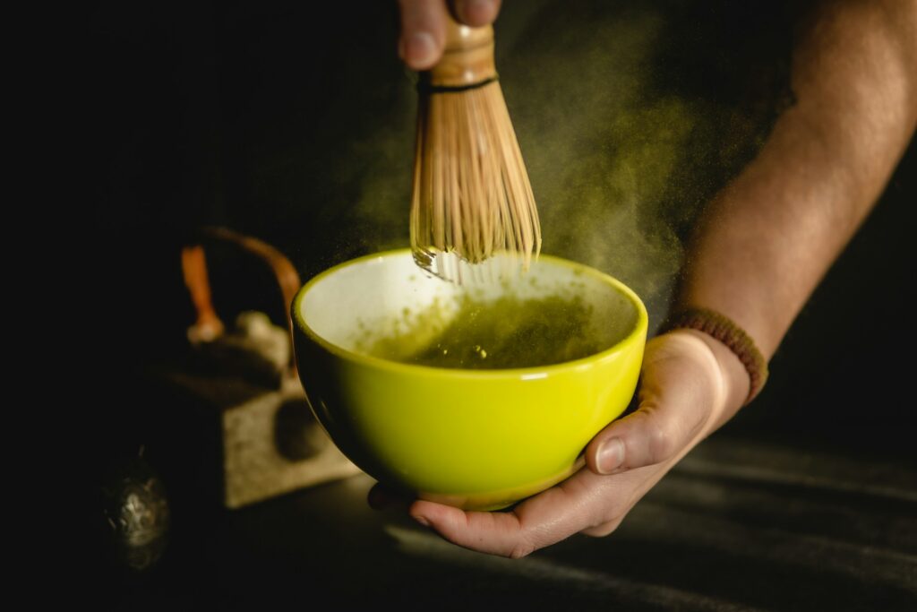 matcha arbata arbatos milteliai