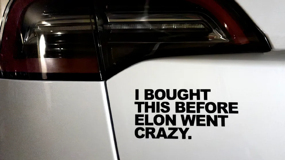tesla i bought this before elon went crazy