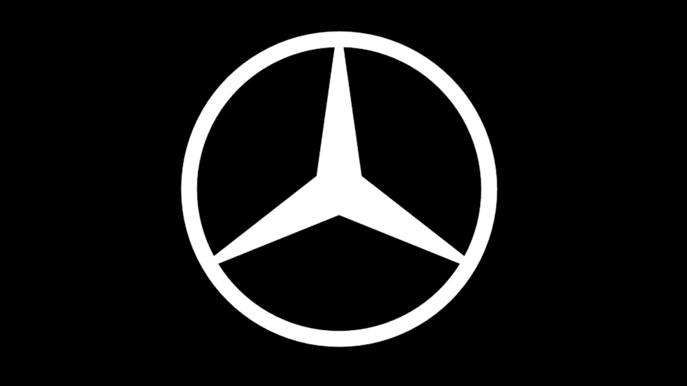 2d mercedes-benz logotipas dvimatis