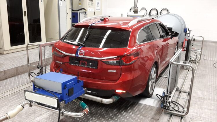 Transporto priemonių išmetamųjų teršalų bandymai co2 testas