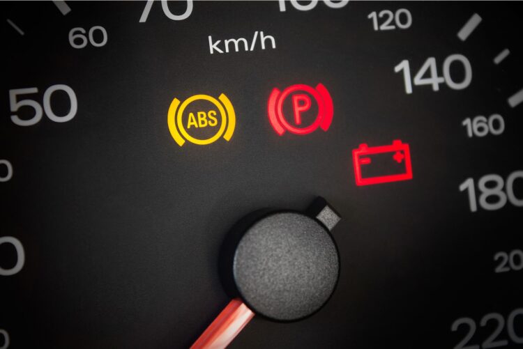abs lempute automobilio preitaisu skydelyje rankinis akumuliatorius