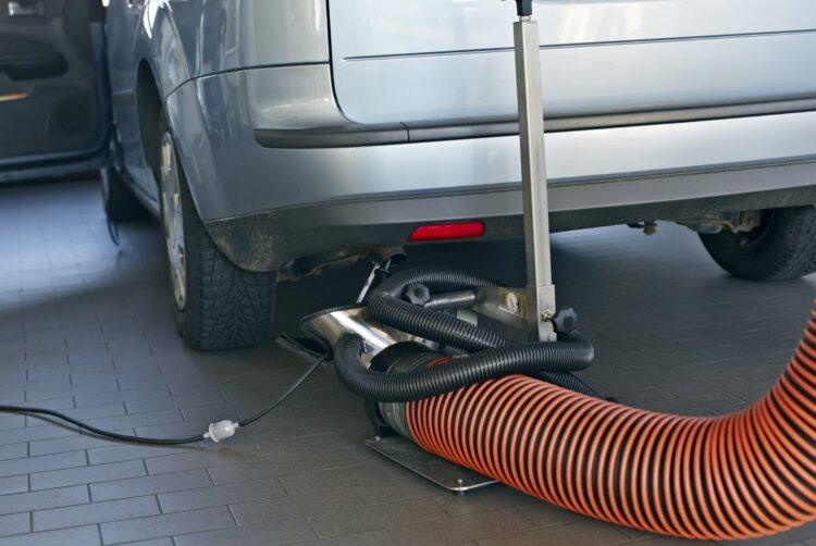 automobilio co2 testas ismetimas ismetamuju duju testas