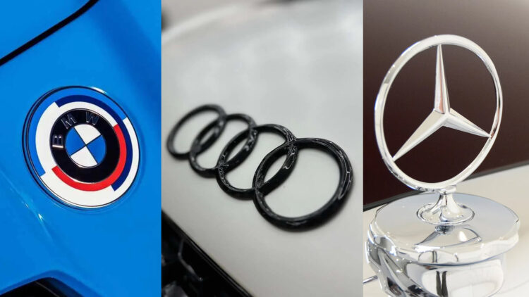 bmw-audi-ir-mercedes-benz-logotipai