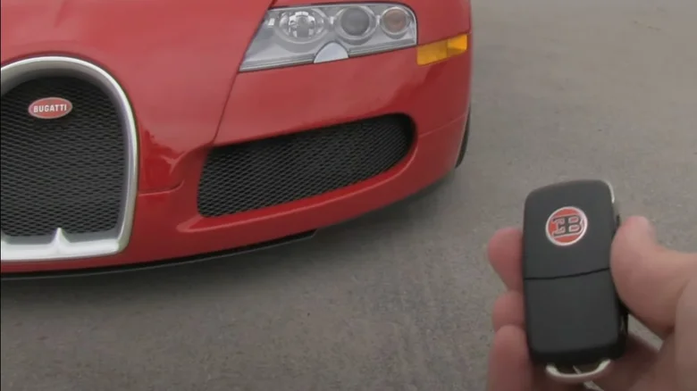 bugatti veyron atsarginis raktas