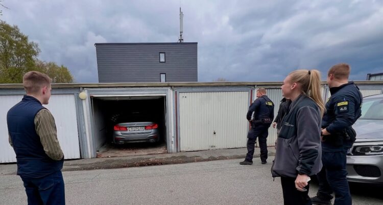 danijoje pavogtas bmw 530d su ukrainietiskais numeriais pasleptas garaze