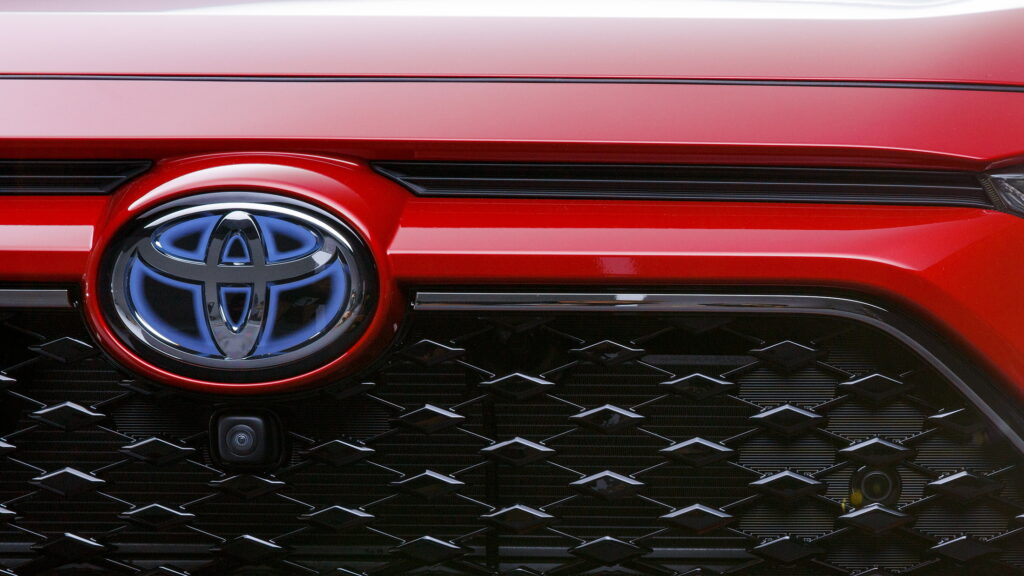 toyota hibridas emblema logotipas