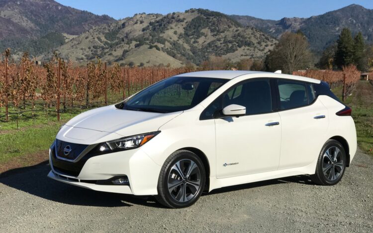 2018 nissan leaf elektromobilis