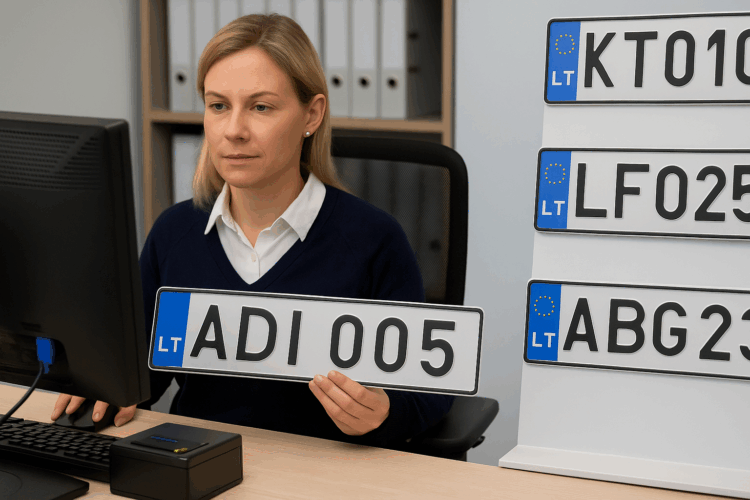 Gražūs valstybiniai numeriai dingsta akimirksniu ar Regitra juos pasilieka