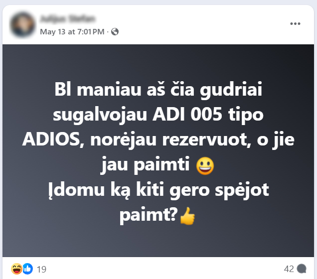 Grazus valstybiniai numeriai dingsta akimirksniu ar Regitra juos pasilieka facebook iraso nuotrauka