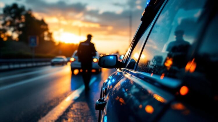 dirbtinio intelekto sugeneruota nuotrauka Kokie automobiliai dažniausiai tikrinami kelyje