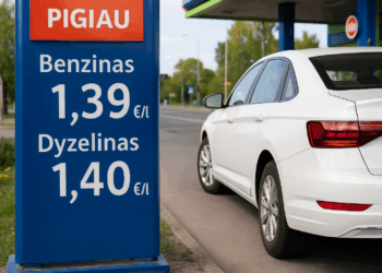 Kuro kainų kritimas tęsiasi benzinas ir dyzelinas vis dar pinga