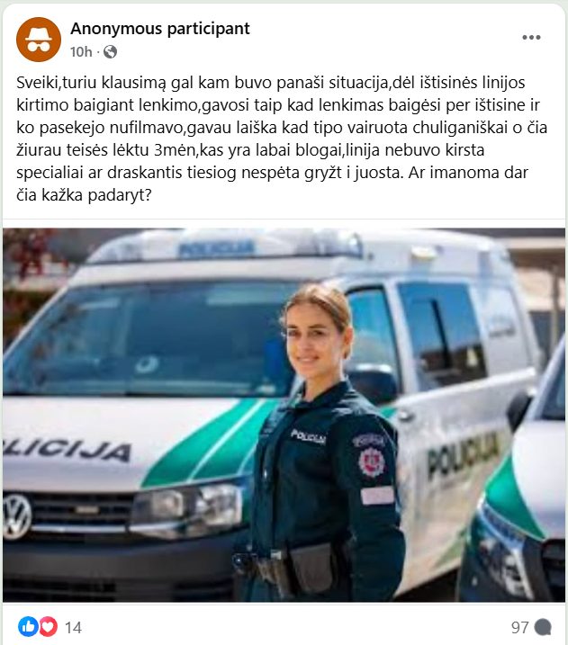 Reali vairuotojų patirtis Lenkimas per ištisinę kada prarandi teises, o kada ne