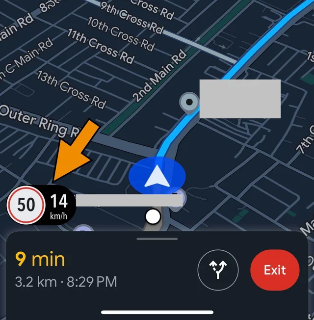 google maps greicio matuoklio funkcija greitis