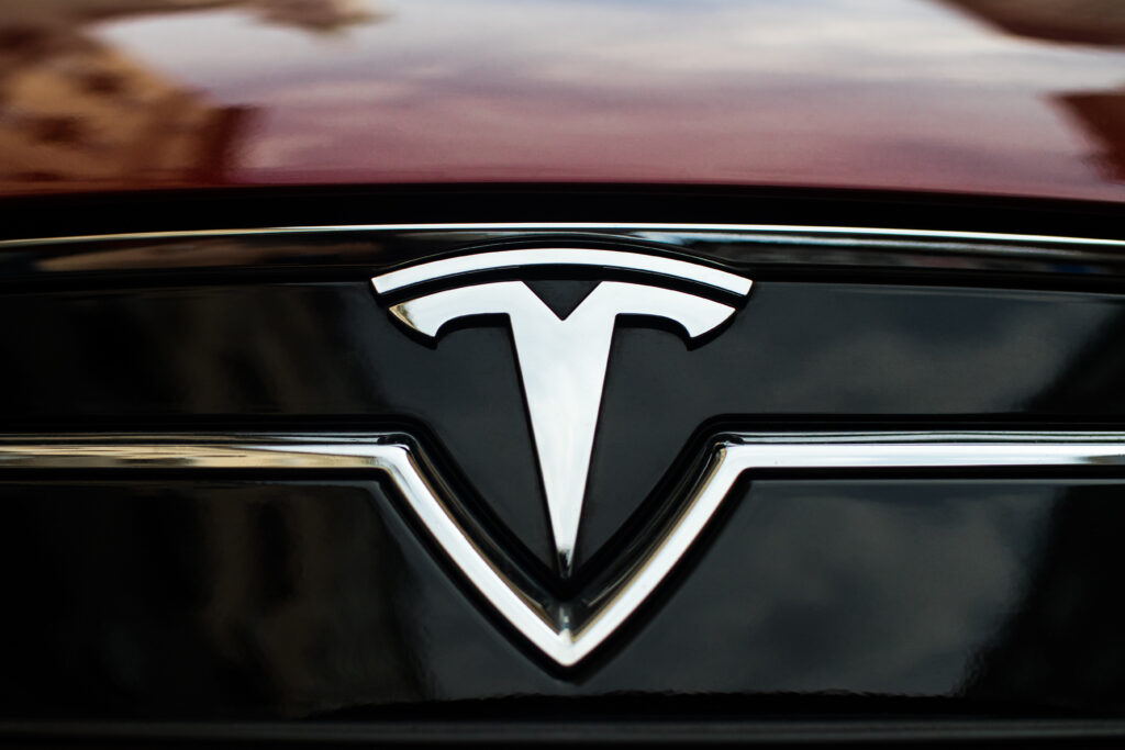 tesla logotipas