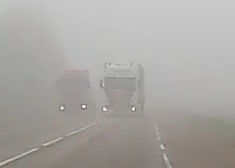 Vilkikas rūke važiavo prieš eismą vairuotojas gelbėjosi šalikelėje