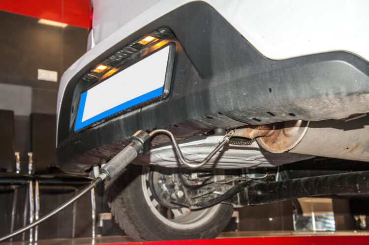 automobilio ismetamuju tersalu matavimas co2