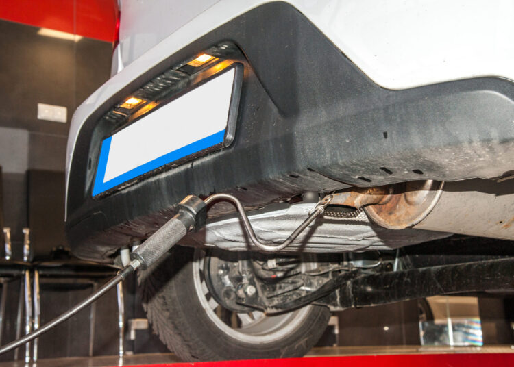 automobilio ismetamuju tersalu matavimas co2