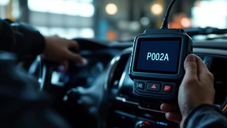 P002A pavarų dėžės valdymo grandinės profilis