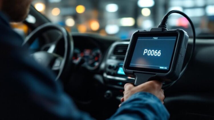 P0066 žemas purkštuvo valdymo grandinės lygis