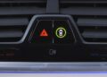 mygtukas automobilyje automobilis apskritime