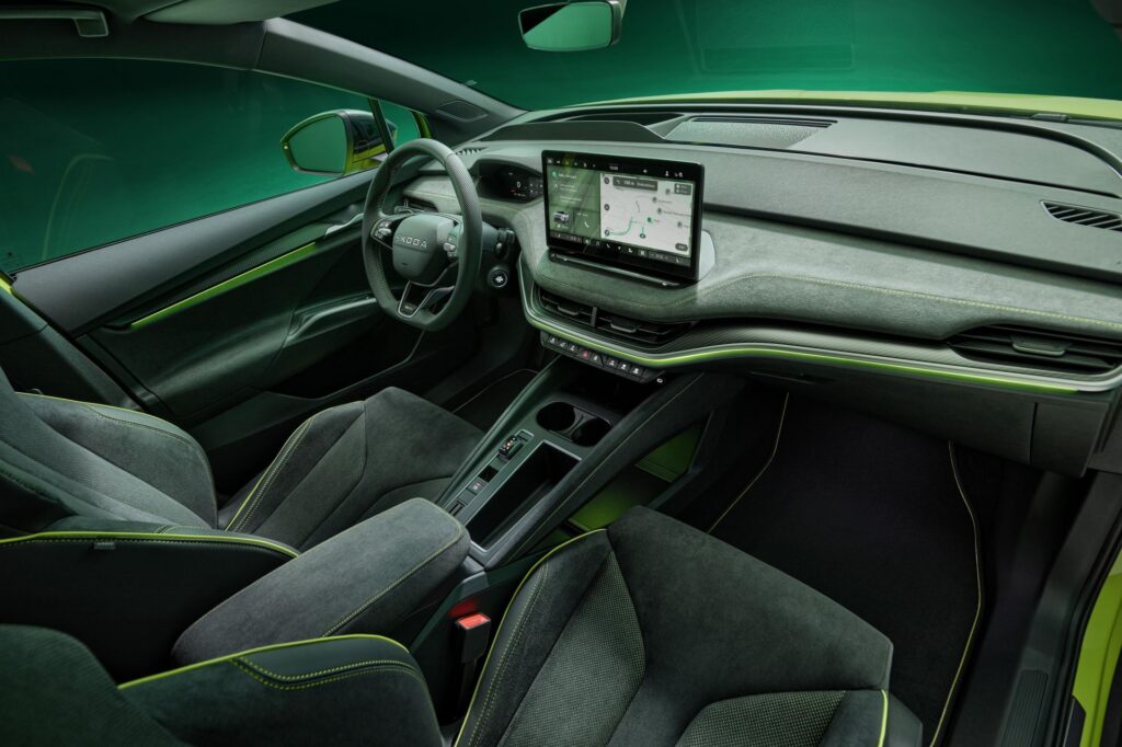 skoda elroq rs elektromobilis