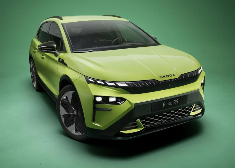skoda elroq rs elektromobilis