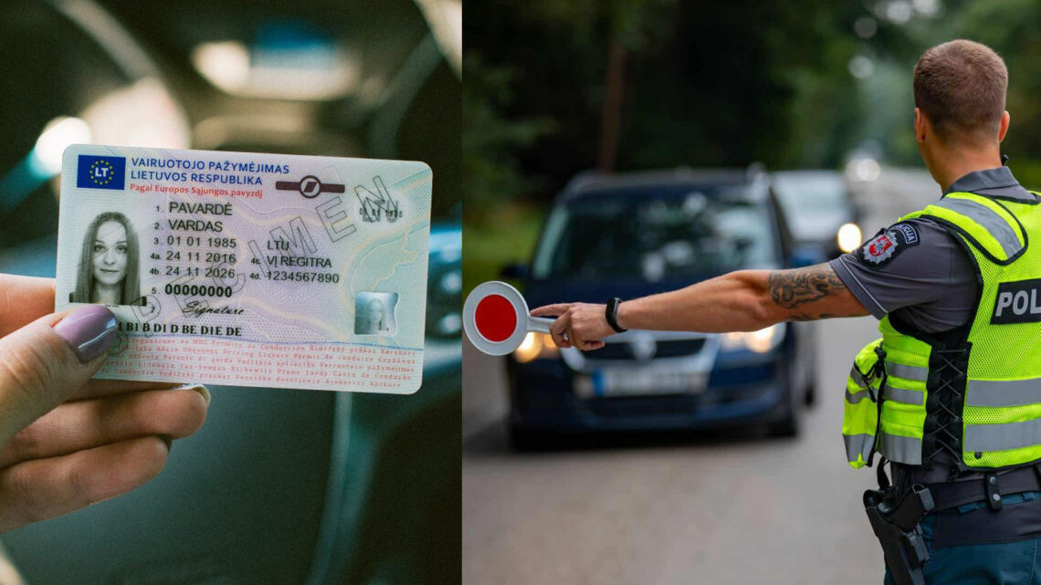 vairuotojo-pazymejimo-netekimas-ir-grazinimas-vairuotojo-pazymejimas-policijos-pareigunas-stop-reidas