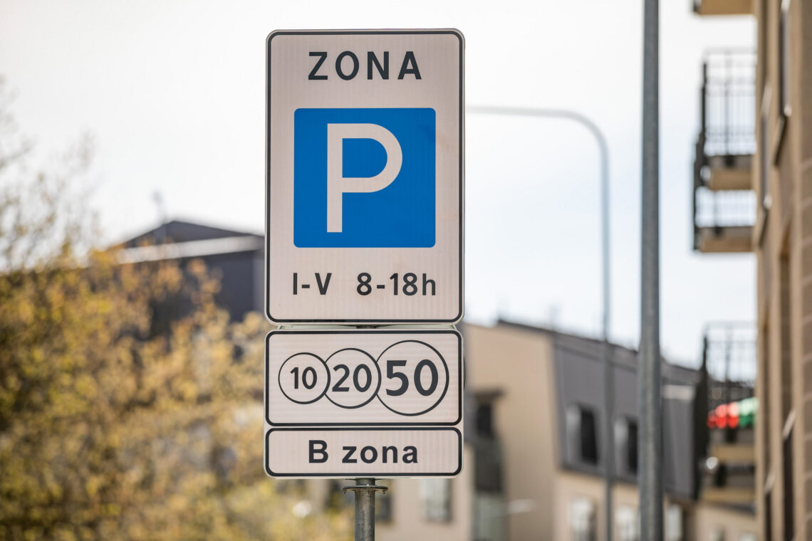 balta zona baltosios zonos vilnius sostine kelio zenklas