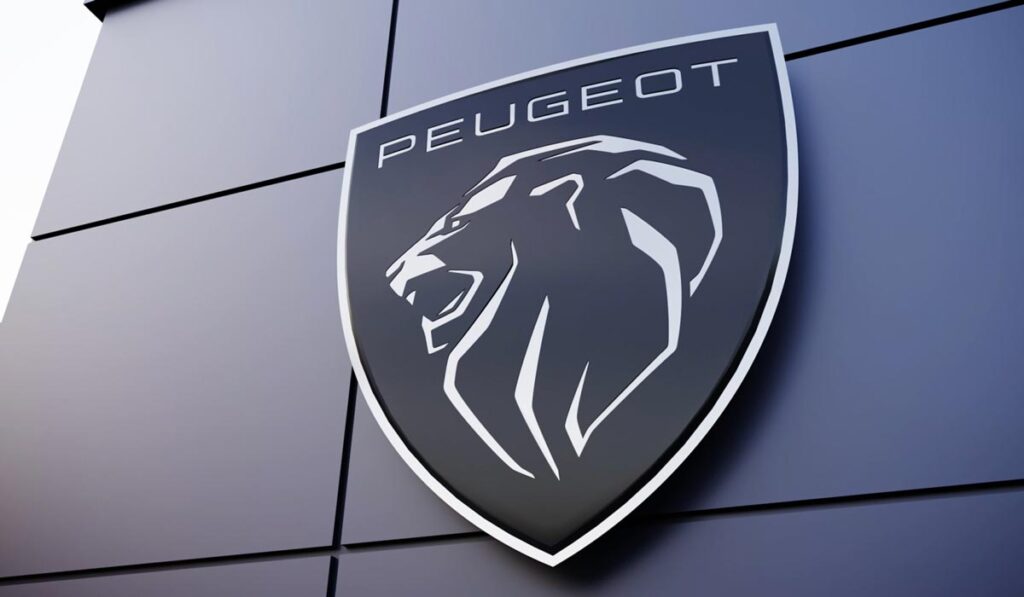 peugeot logotipas