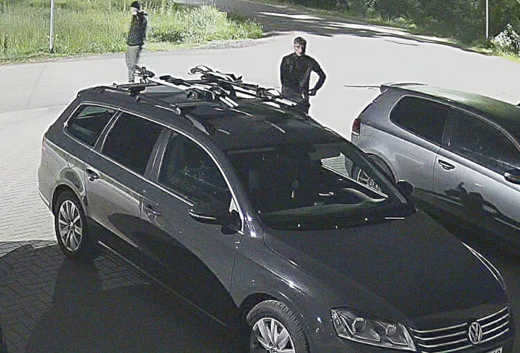 Automobilis, iš kurio pavogta piniginė
