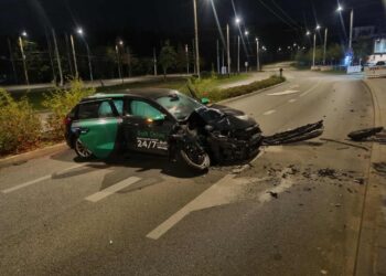 avarija vilniuje sauletekio aleja bolt drive audi