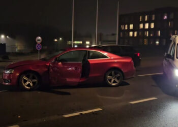 BMW ir Audi susidūrimas Vilniuje