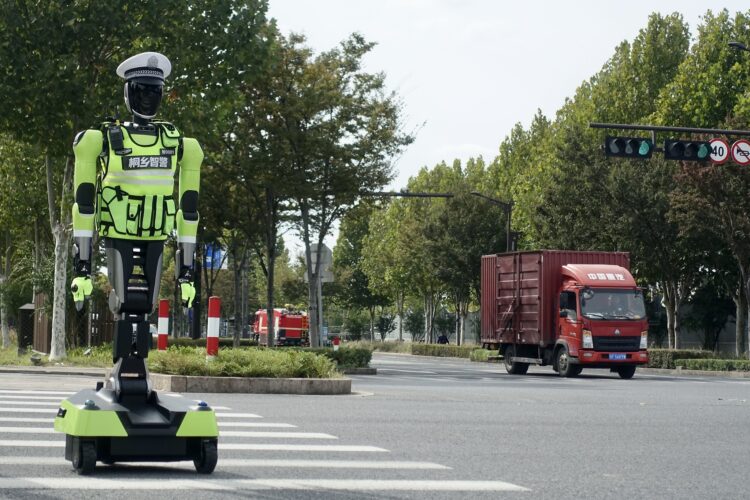 robotas pareigunas kinijoje
