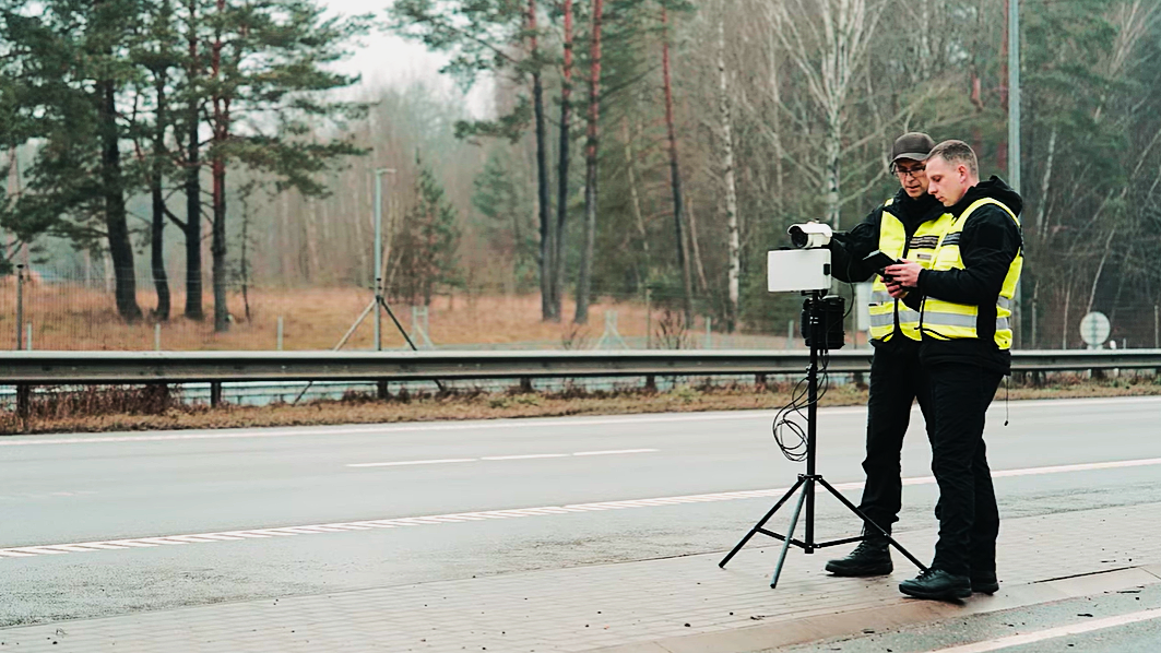 Nuotolinė tachografų kontrolė DSRC technologija