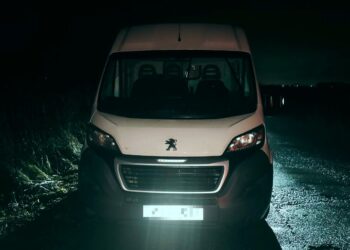 Peugeot Boxer furgonas sustabdytas Šiaulių rajone