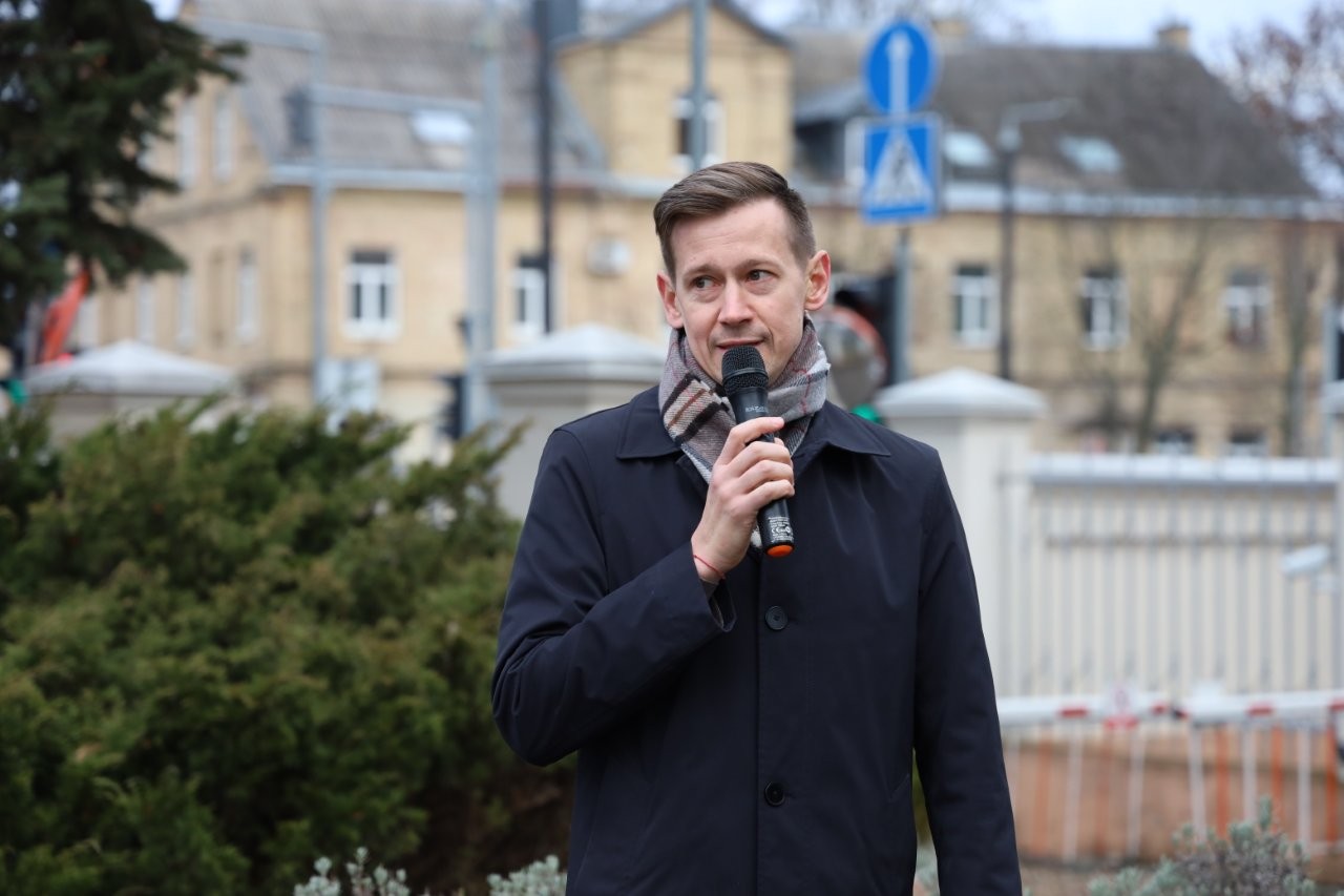 VSAT automobilių perdavimo ceremonija Vilniuje