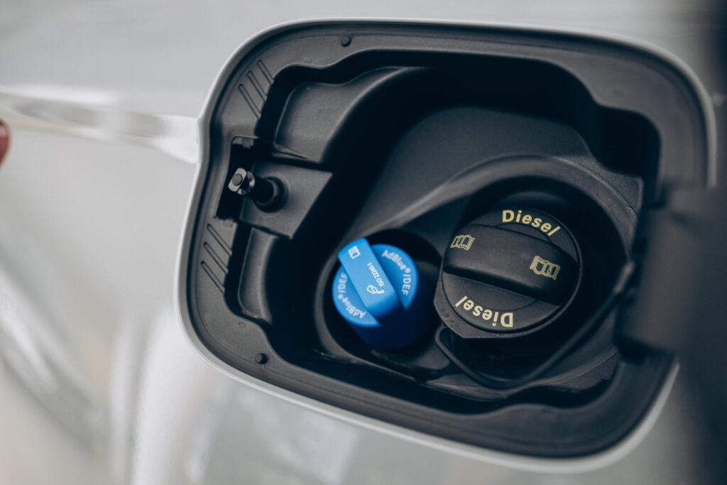 dyzelinio automobilio bakas adblue